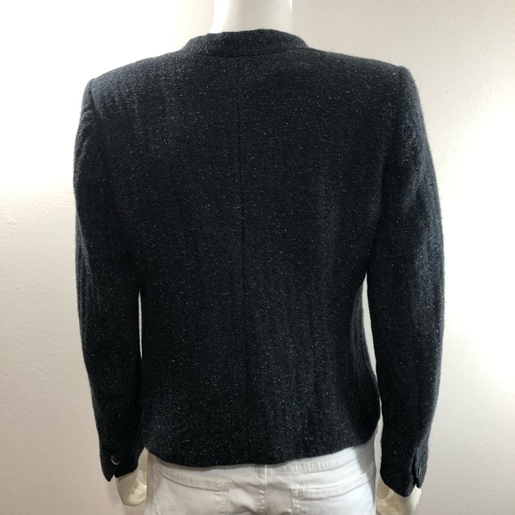 ISABEL MARANT Ito Woven Tweed Cotton Linen Jacket - Picture 6 of 8